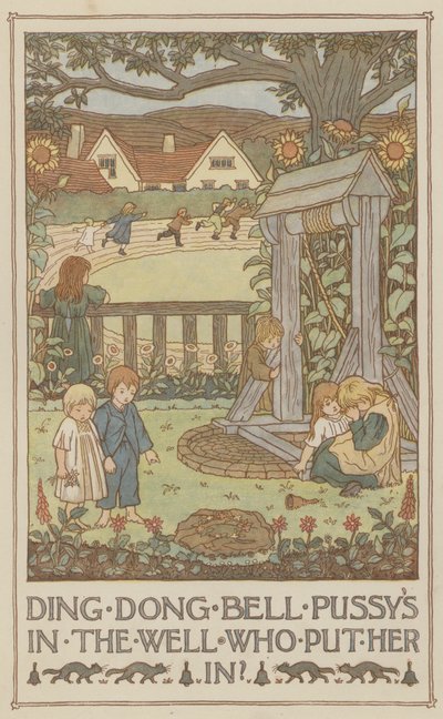 Ding Dong Bell, die Katze ist im Brunnen, wer hat sie hineingetan? von Francis Donkin Bedford