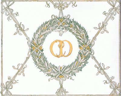 Innenseitengestaltung, aus Der magische Fischknochen, veröffentlicht von Warne & Co, um 1940 von Francis Donkin Bedford