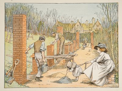 Der Baumeister, aus Vierundzwanzig Arbeiter, veröffentlicht 1900 von Francis Donkin Bedford