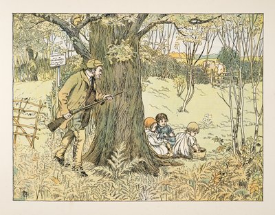 Der Wildhüter, aus Vierundzwanzig Arbeiter, veröffentlicht 1900 von Francis Donkin Bedford