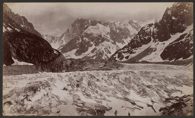 Eismeer, Mont Blanc von Francis Frith
