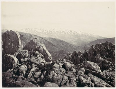 Der Hermon, der Berg der Verklärung von Francis Frith