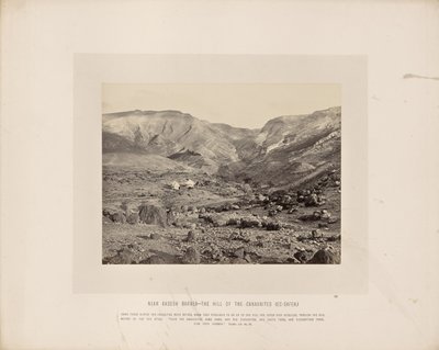 Nahe Kadesch-Barnea - der Hügel der Kanaaniter (Ec-Safeh) von Francis Frith