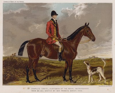 Mr. Charles Davis, Huntsman der Royal Buckhounds von Francis Grant