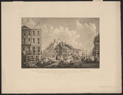 Tontine Coffee House an der Wall Street, New York von Francis Guy