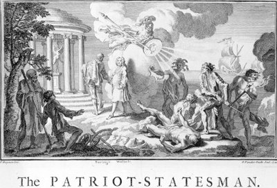 Der patriotische Staatsmann, 1740 von Francis Hayman
