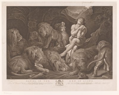Daniel in der Löwengrube von Francis Lamb
