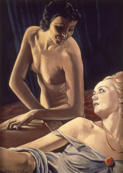 Die Brünette und die Blonde von Francis Picabia