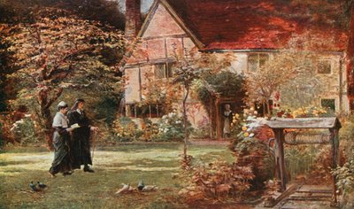 Miltons Cottage und Garten, Chalfont St Giles von Francis S. Walker