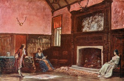 Die Halle im Stoke Poges Manor von Francis S. Walker