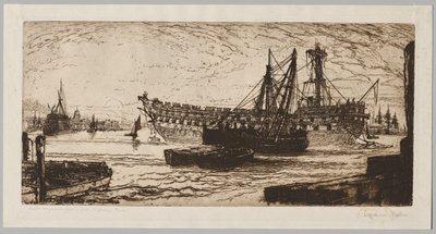Zerlegung der "Agamemnon," Nr. 1 von Francis Seymour Haden