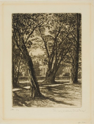 Kensington Gardens, Nr. I (kleine Platte) von Francis Seymour Haden