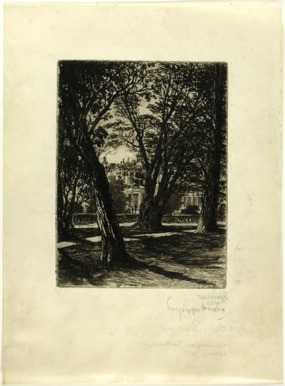 Kensington Gardens, Nr. I (kleine Platte) von Francis Seymour Haden