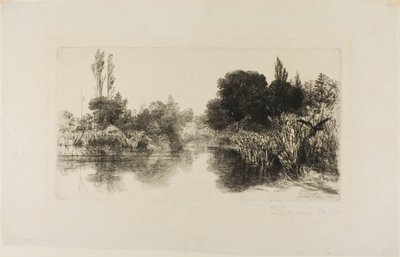 Shere Mill Pond, Nr. II (große Platte) von Francis Seymour Haden