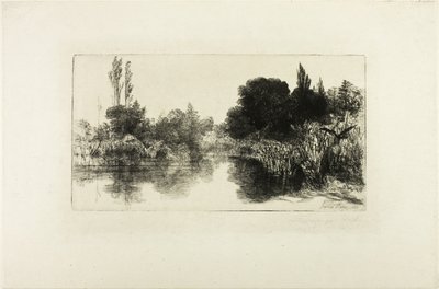 Shere Mill Pond, Nr. II (große Platte) von Francis Seymour Haden