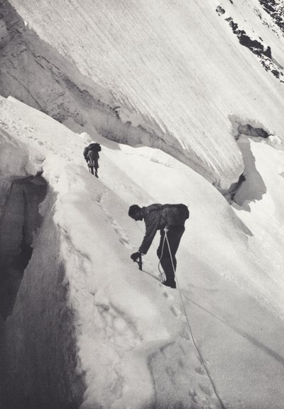 Penninische Alpen: Unterhalb des Col de Tournanche von Francis Sydney Smythe