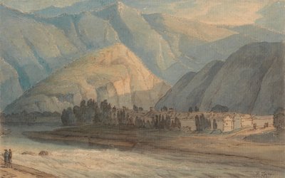Der Grange am Kopf des Keswick-Sees von Francis Towne