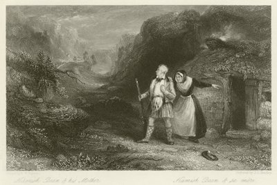 Hamish Bean und seine Mutter von Francis William Topham