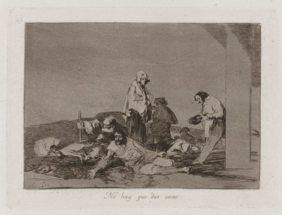 Man muss nicht schreien von Francisco de Goya