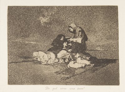 Platte 59 aus Die Schrecken des Krieges Los Desastres de la Guerra: Wh, 1811-12 veröffentlicht 1863 von Francisco de Goya