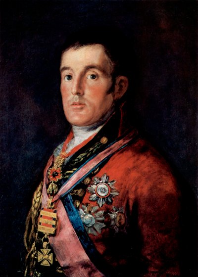 Porträt von Feldmarschall Arthur Wellesley, 1. Herzog von Wellington, um 1814 von Francisco de Goya
