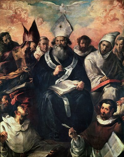 St. Basil diktiert seine Lehre von Francisco Herrera