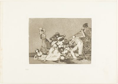 Und sie sind wie wilde Tiere, Platte fünf aus Die Schrecken des Krieges von Francisco Jose de Goya y Lucientes