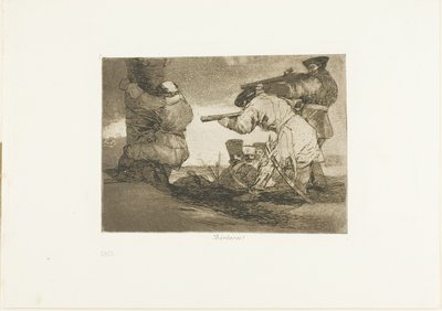 Barbaren!, Platte 38 aus Die Schrecken des Krieges von Francisco Jose de Goya y Lucientes