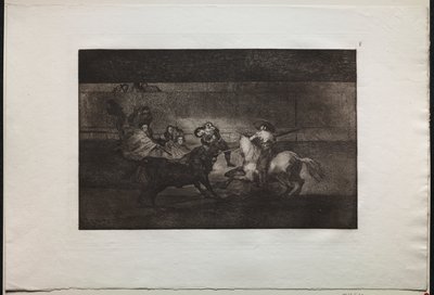 Stierkämpfe: Der Tod von Pepe Illo (3. Komposition) von Francisco de Goya
