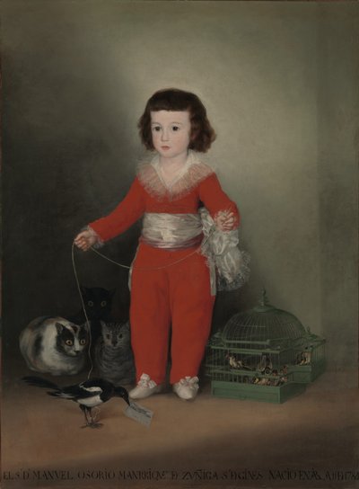 Don Manuel Osorio Manrique de Zuniga von Francisco de Goya