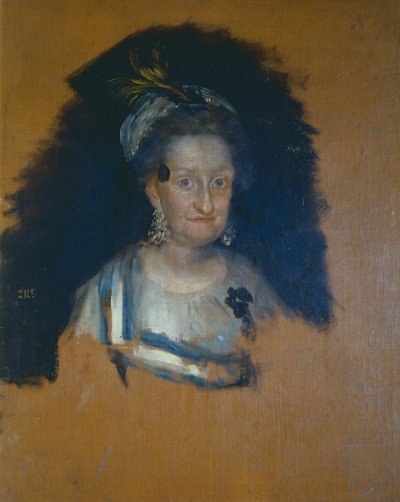 Infanta Maria Josefa, Vorstudie für das Gruppenporträt Die Familie Karls IV. von Francisco Jose de Goya y Lucientes