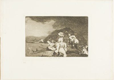 Das geschieht dir recht, Platte sechs aus Die Schrecken des Krieges von Francisco Jose de Goya y Lucientes