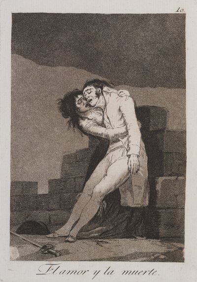 Liebe und Tod von Francisco de Goya