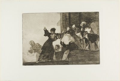 Armer Narr, Platte elf aus Los Proverbios von Francisco Jose de Goya y Lucientes