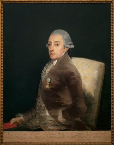Porträt von Don Bernardo de Iriarte (1735-1814) von Francisco de Goya