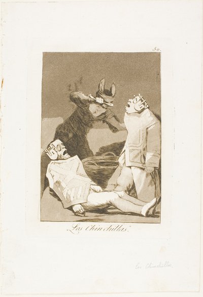 Die Chinchillas, Tafel 50 aus Los Caprichos von Francisco Jose de Goya y Lucientes