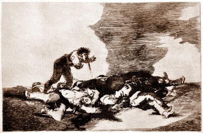 Die Schrecken des Krieges: Para eso habeis nacido (deshalb seid ihr geboren) von Francisco Jose de Goya y Lucientes