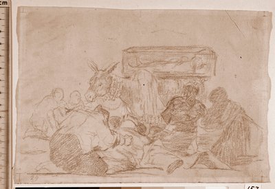 Die Schrecken des Krieges: Seltsame Hingabe von Francisco de Goya