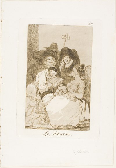 Die Abstammung, Platte 57 aus Los Caprichos von Francisco Jose de Goya y Lucientes