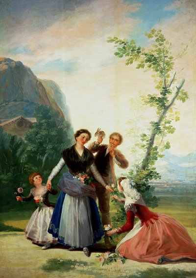 Die Floristen oder Frühling von Francisco de Goya