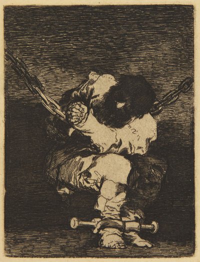 Der kleine Gefangene (Delteil XIV, Nr. 31; Harris 26) von Francisco Jose de Goya y Lucientes