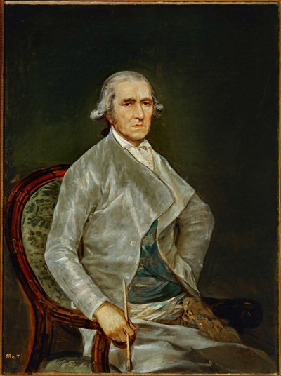 Der Maler Francisco Bayeu von Francisco Jose de Goya y Lucientes