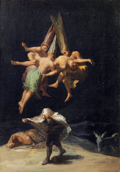 Hexen im Flug von Francisco de Goya