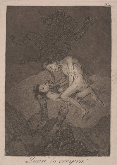Wer hätte das gedacht! (Quien lo creyera!) von Francisco de Goya
