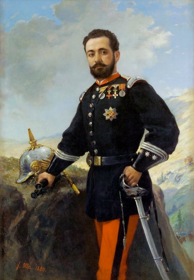 Porträt des Oberst Francisco Enrique Contreras von Francisco Manuel Oller