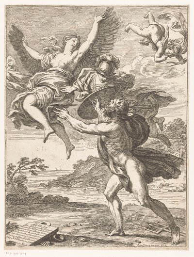 Coronis in eine Krähe verwandelt von Francisco Vieira de Mattos
