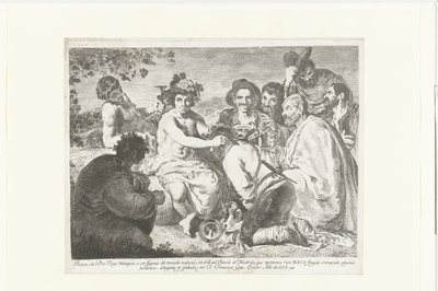 Bacchus und die Trunkenbolde von Francisco de Goya