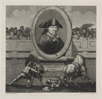 Stierkämpfe: Frontispiz, 1876 von Francisco de Goya