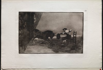 Stierkämpfe: Der Mut von Martincho in der Arena von Saragossa von Francisco de Goya
