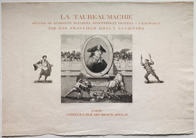 Stierkämpfe: Titelseite von Francisco de Goya